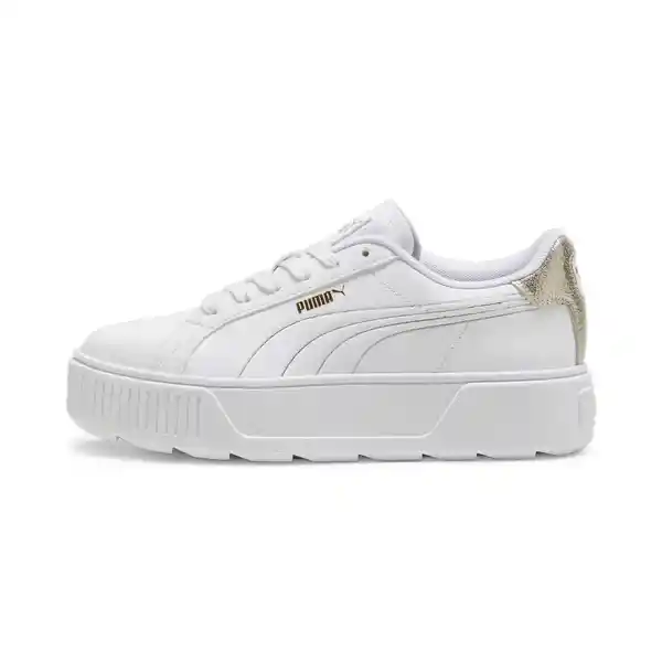 Puma Zapatos Karmen Metallic Shine Wns Mujer Blanco Talla 9.5