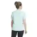 Adidas Camiseta Run It Bl Tee Para Mujer Azul Talla M