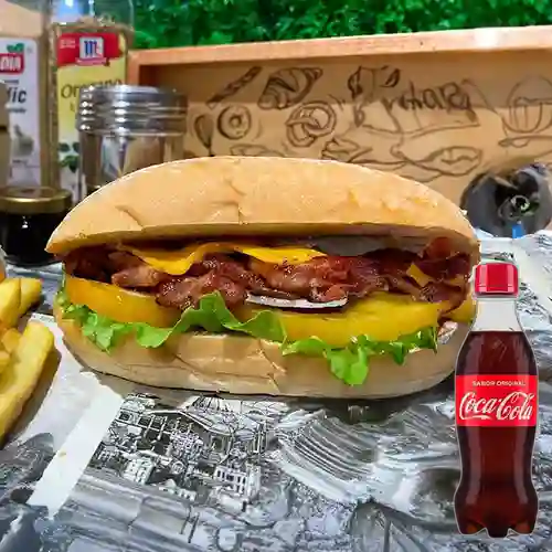 Combo Sándwich Notredame +Cocacola Orig 250ml