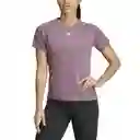 Adidas Camiseta Tr-es Crew Para Mujer Morado Talla M