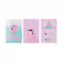 Set Cuadernos Pequeños Con Puntadas Serie Mis Pastelitos Miniso