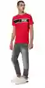 Replay Camiseta Basic Jersey 30/1 Hombre Rojo Talla XL