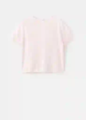 Saco Jersey Spark Rosa Pastel Talla S Mujer Mango