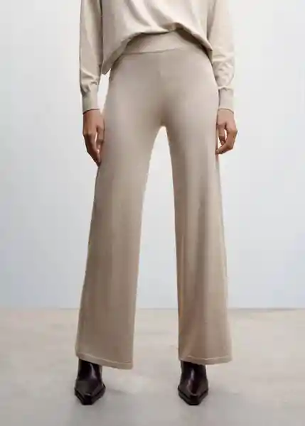 Pantalón Vieira Perla Talla S Mujer Mango