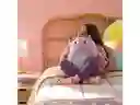 Abriga Manos Para Niña Morado Casaideas