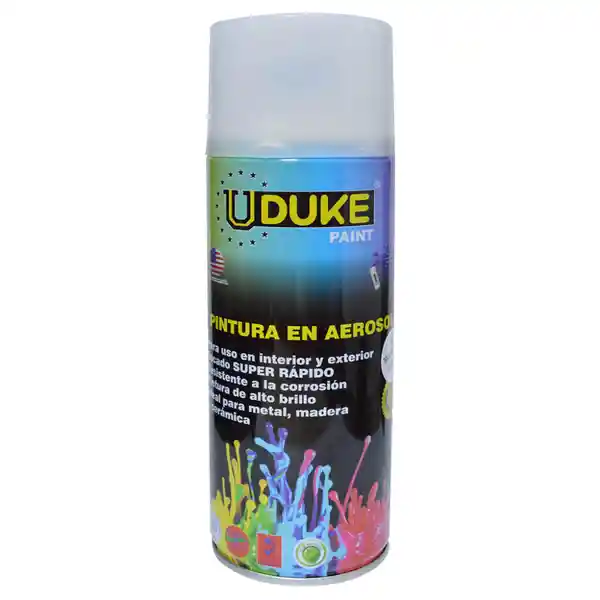 Uduke Aerosol Transparente Brillante 400 mL 190 HT40214