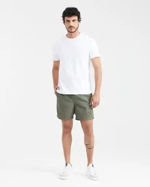 Short Full Fund Swimwear Verde Capuleto Oscuro Talla L Chevignon