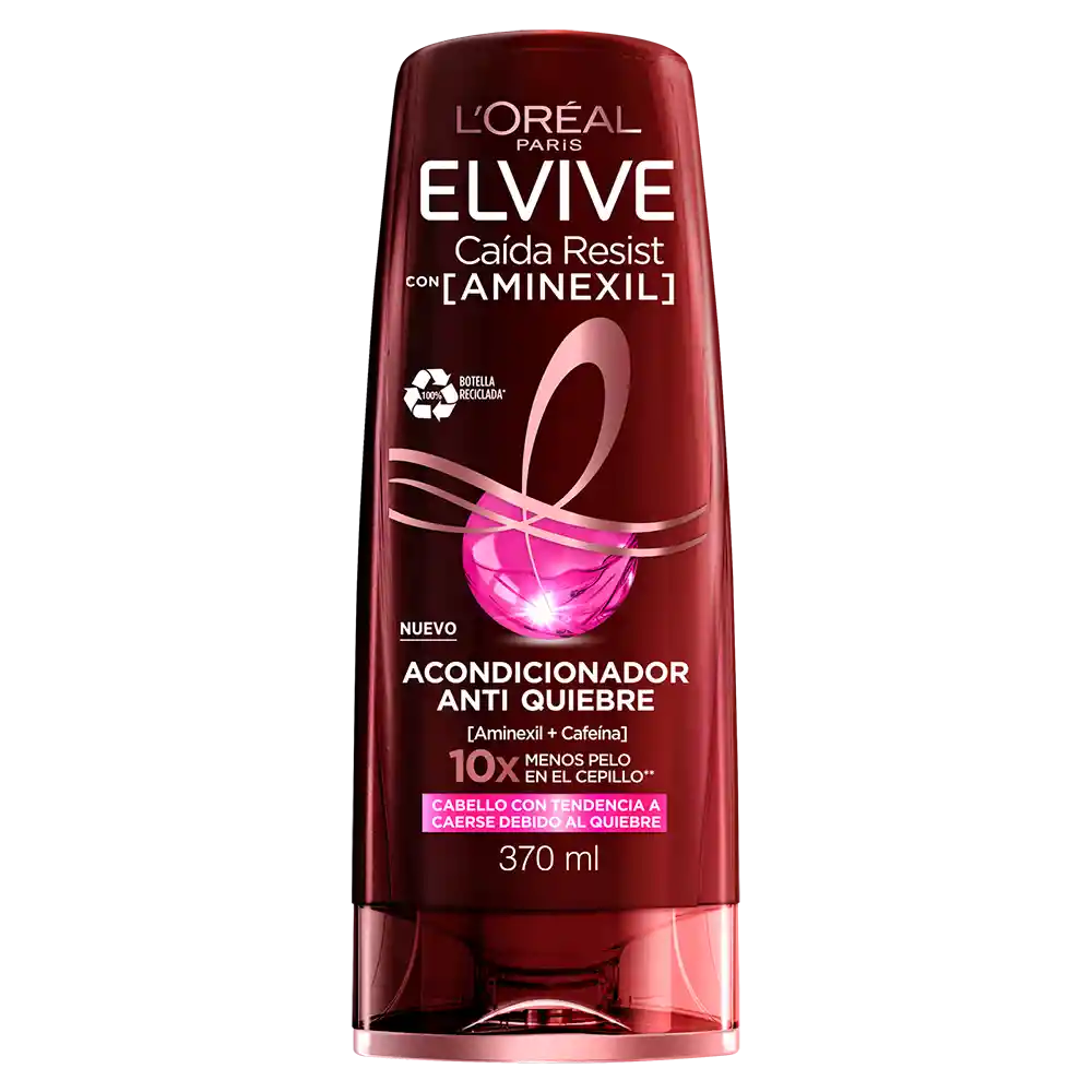 Acondicionador Elvive Loreal Paris Caída Resist Aminexil 370 ml