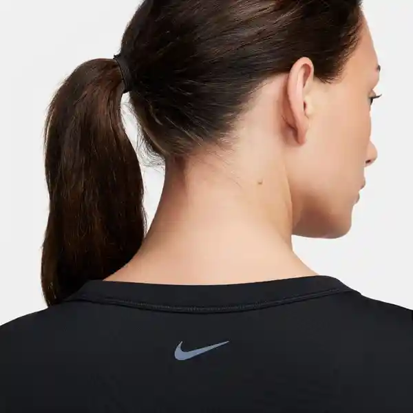 Nike Camiseta W One Fitted Df Ss Top Para Mujer Negro Talla XS