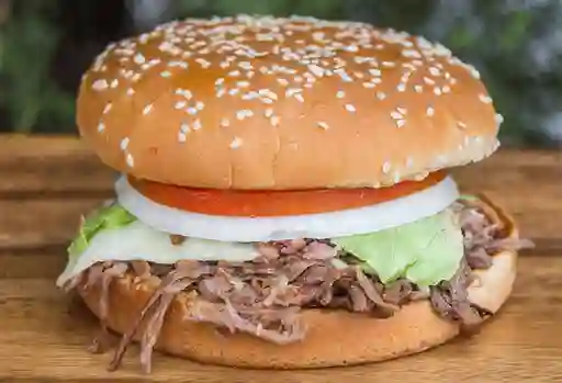 Hamburguesa con Carne Desmechada