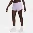 Nike Short Pantaloneta W One Swsh Hbr Df mr Br Mujer Morado T. L
