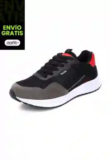 Tenis Hombre Negro-Rojo Talla 39 423 Tellenzi