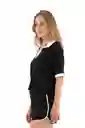 Camisa Isabelle Negro Talla M Mercedes Campuzano