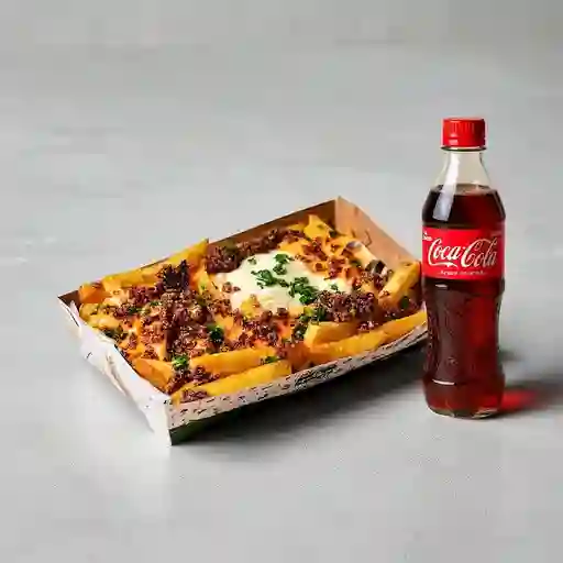 Combo Bacon Cheese Fries + Coca Cola Original 400 ml