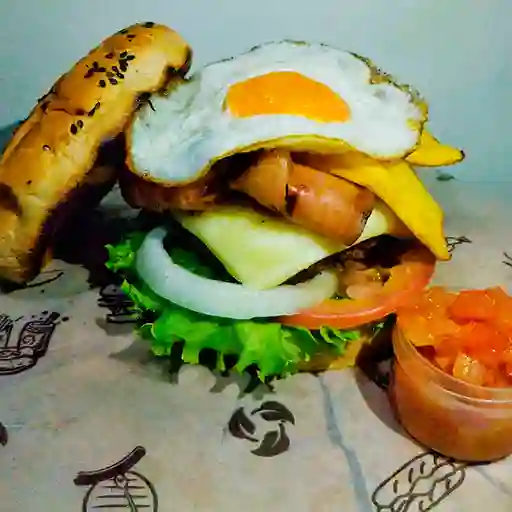 Hamburguesa colombiana