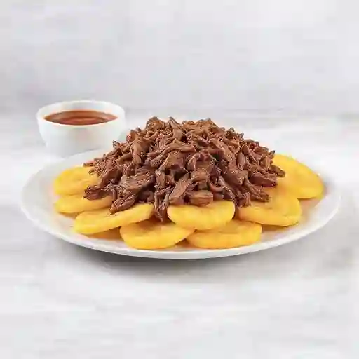 Patacon Con Carne Desmechada
