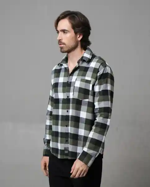 Camisa Hombre Verde Talla M 113G103_VER195621 Rifle