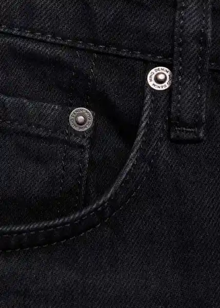 Jean Moby Tejano Negro Talla 44 Hombre Mango