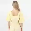 Blusa Cuello u Manga al Codo Amarillo Talla M 713191