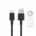 Miniso Cable Datos Android Flexible Mediano Negro