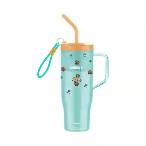 Vaso Shooky Bt21 Azul 1250 mL Miniso
