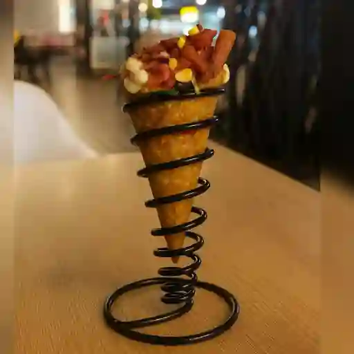 Patacón relleno ranchero