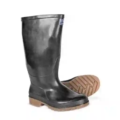 Croydon Botas la Macha Alta Negro Pvc 40