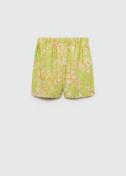 Short Clavel Lima Talla XS Mujer Mango