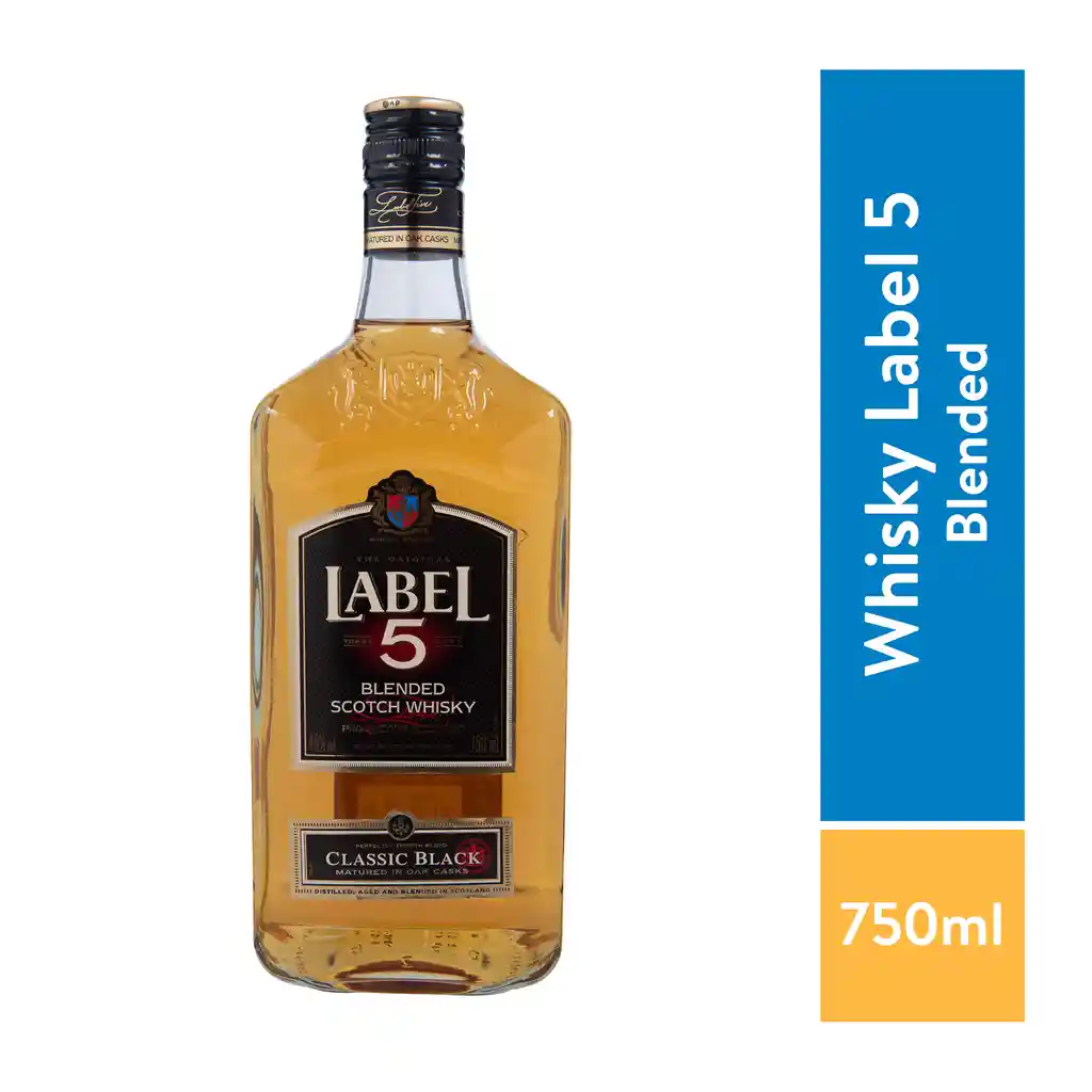 Label 5 Classic Black 5 Whisky 3 Años