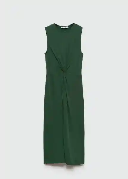 Vestido Fertina Verde Talla M Mujer Mango