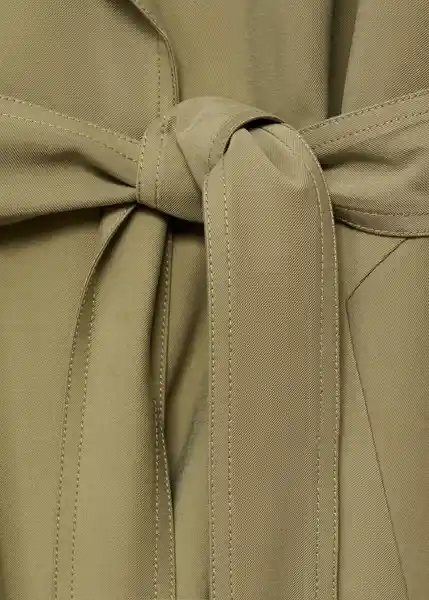 Abrigo Trench Taxi Khaki Talla S Mujer Mango