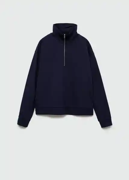 Sudadera Florida Navy Talla XS Mujer Mango