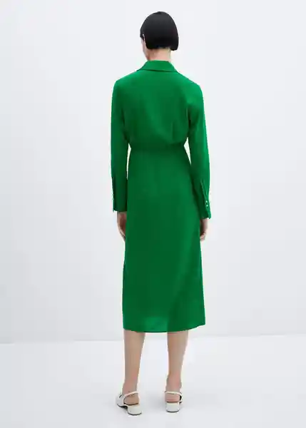 Vestido Bilma6 Verde Talla L Mujer Mango