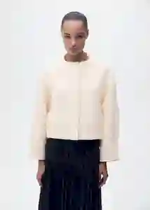 Chaqueta Gioia Arena Talla S Mujer Mango