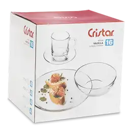 Cristar Set de Vajilla Stylo