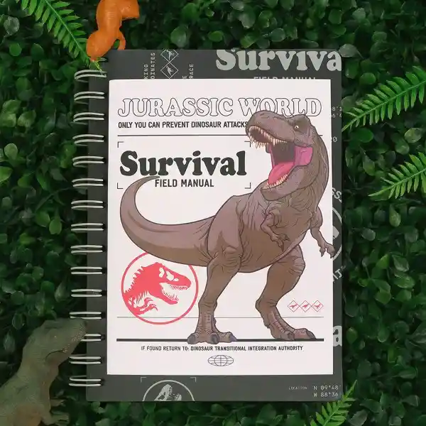 Cuaderno Argollado Serie Jurassic World Miniso