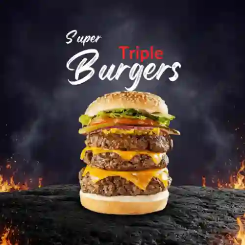 Hamburguesa Triple