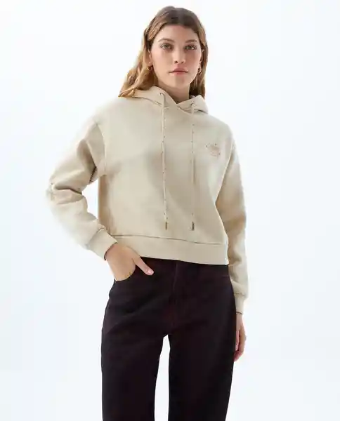 Buzo Mujer Crudo Talla S 689f003 Americanino