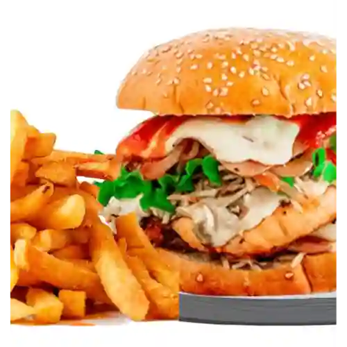 Combo Hamburguesa de Pollo 