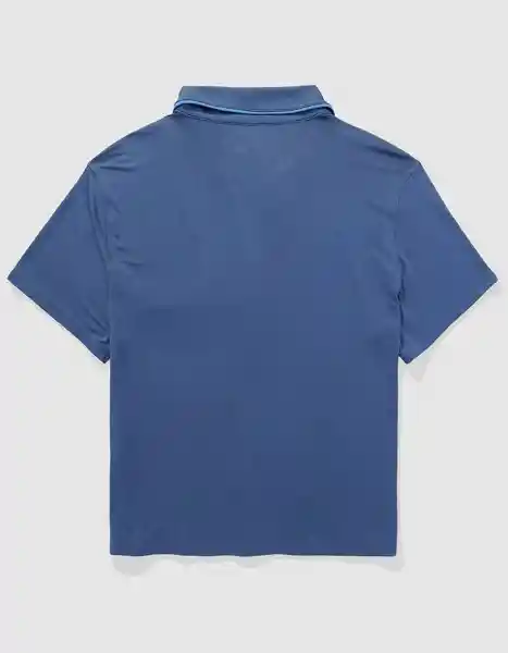 Camisa Pijama Aerie Azul Talla LARGE 1416417 American Eagle