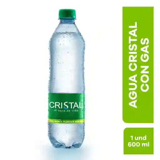 Cristal Agua Con Gas 600 mL