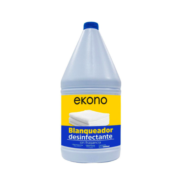 Blanqueador Desinfectante Sin Fragancia Ekono 2000 ml