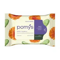 Pomys Toallitas Húmedas Desmaquilladoras Pepino y Caléndula