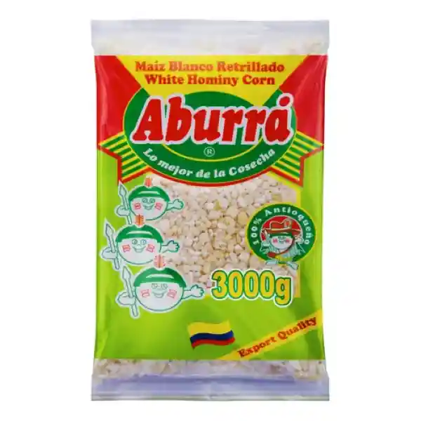 Aburrá Maíz Retrillado Blanco