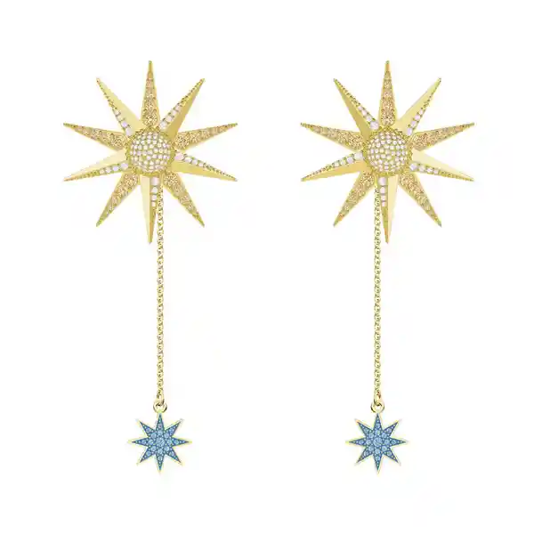 Swarovski Aretes Para Mujer Oro 464169