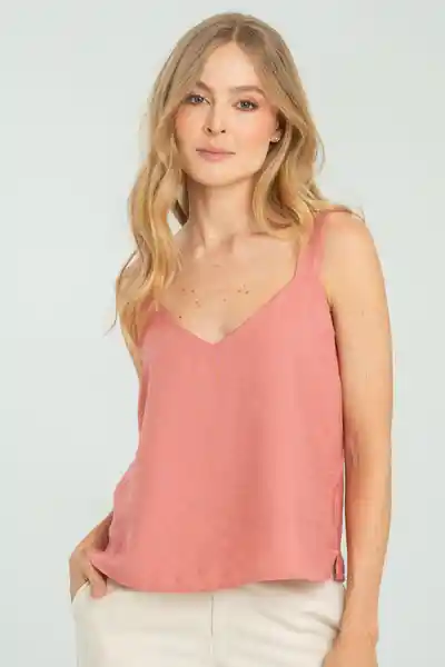 Blusa Gler Color Rojo Carnauba Talla S Ragged