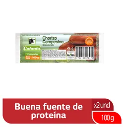Chorizo Campesino Colanta Duopack X 100 g