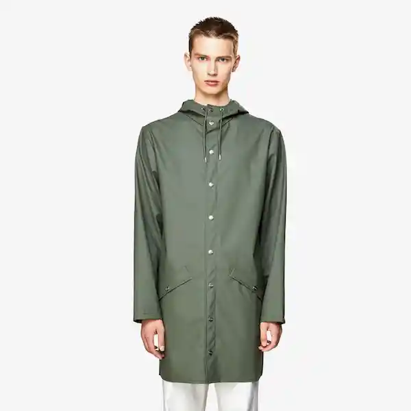 Inkanta Chaqueta Larga Rains Verde Talla S/M