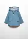 Abrigo Parka Andy Perla Talla 67 Niños Mango