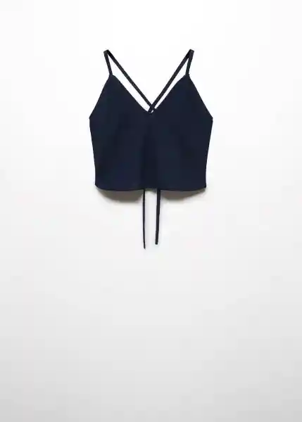 Top Orange Navy Talla 18 Niñas Mango